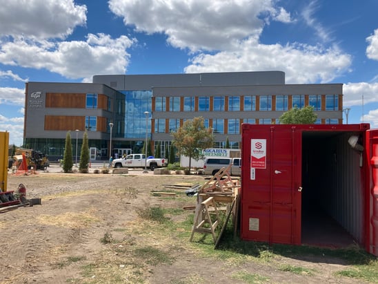 SiteBox Storage onsite at college campus for school storage needs