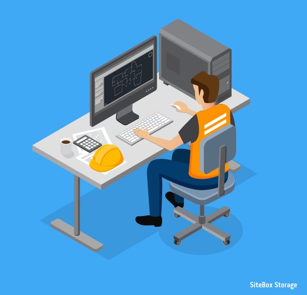 researching and prepping construction site