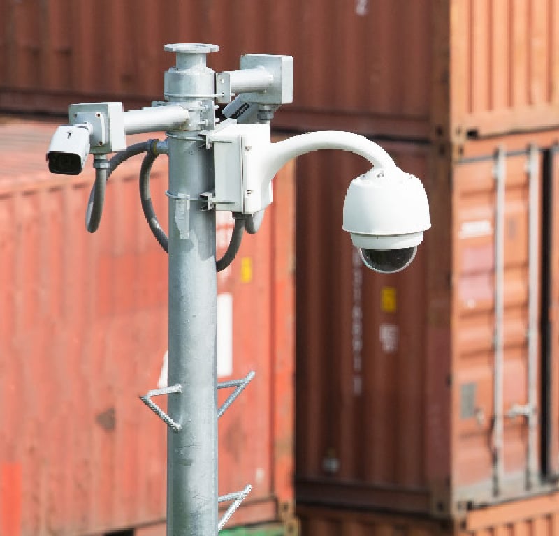 security camera for secure storage